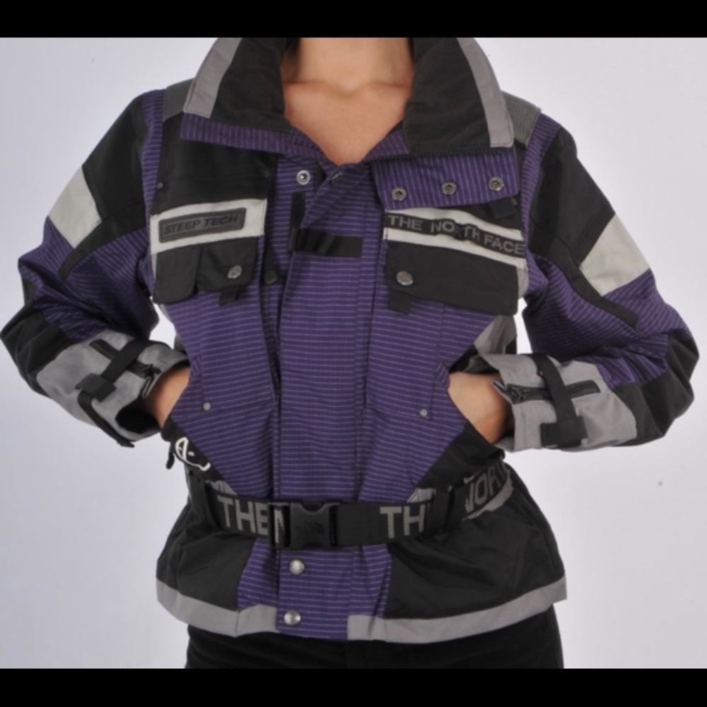 Purple north face steep tech